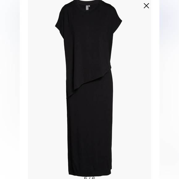 Sweaty Betty Black Mellow Midi Dress Size Small - Picture 5 of 11